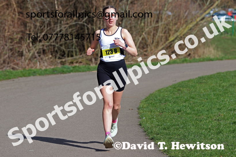 Senior Womens 2026 NECAA Royal Signals Road Relays, Hetton Lyons Country Park, Hetton le Hole. Photo: David T. Hewitson/Sports for All Pics